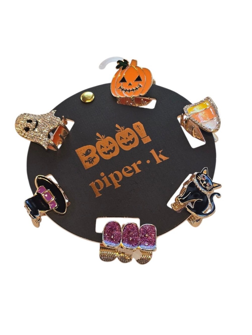 Piper K Halloween Hair Clip Set